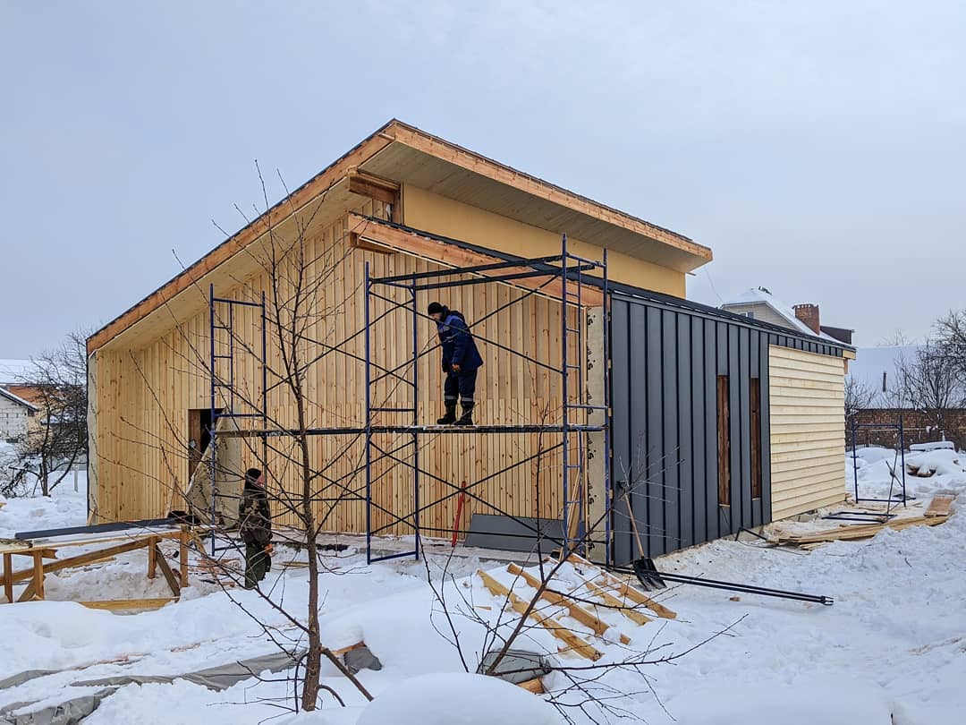 Строительство каркасного дома для постоянного проживания зимой