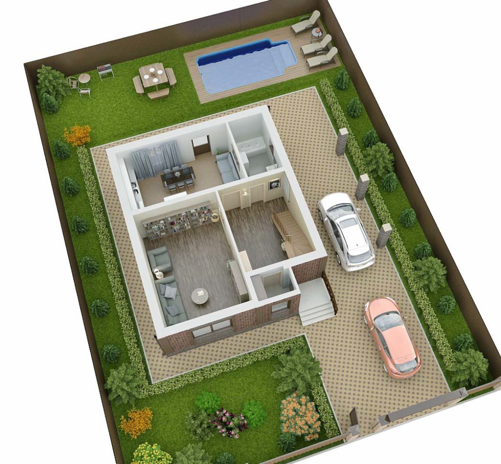 Построить дом на 3 или 4 сотках земли: можно, проекты, возможная площадь